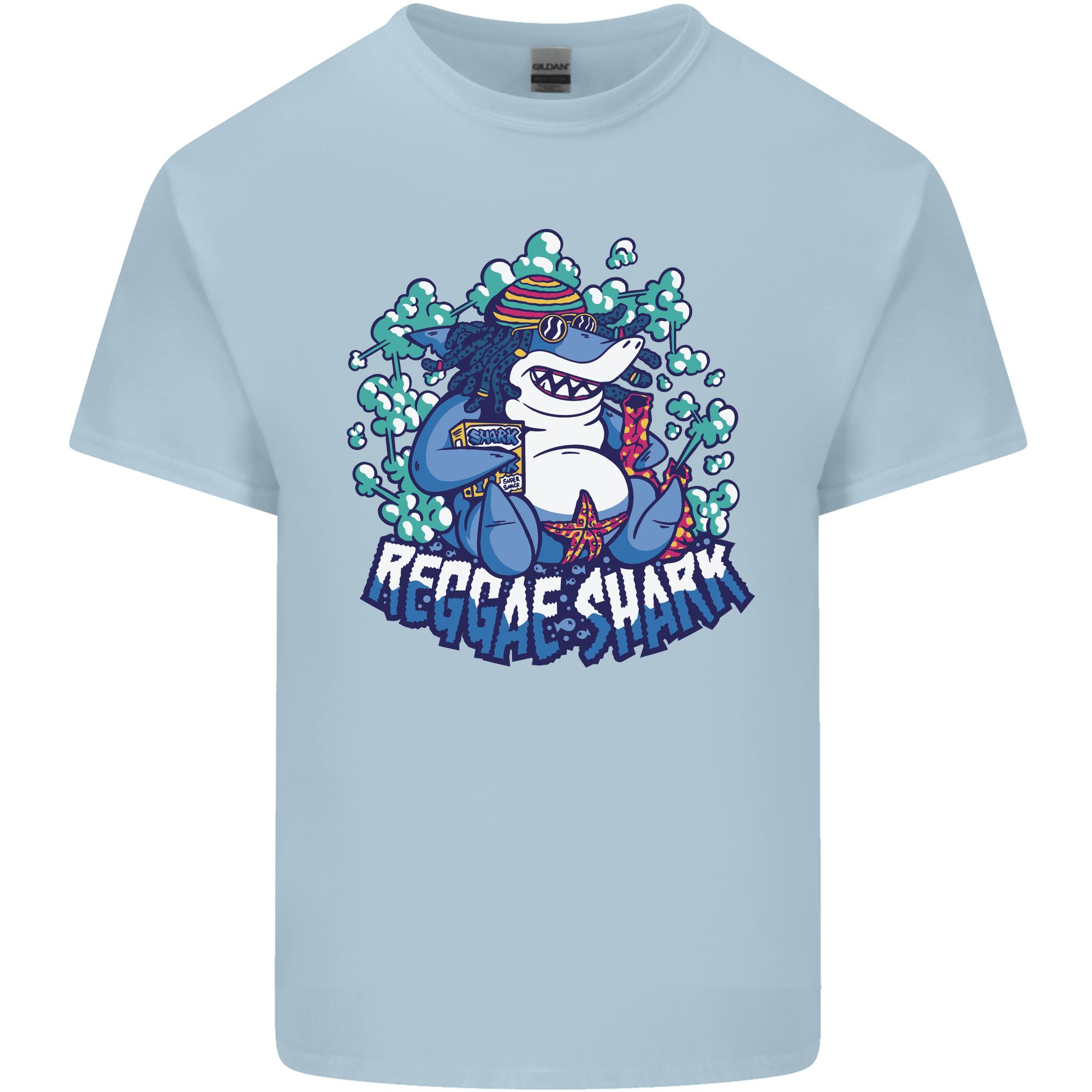 A Reggae Shark Unisexs Light Cotton TShirt S