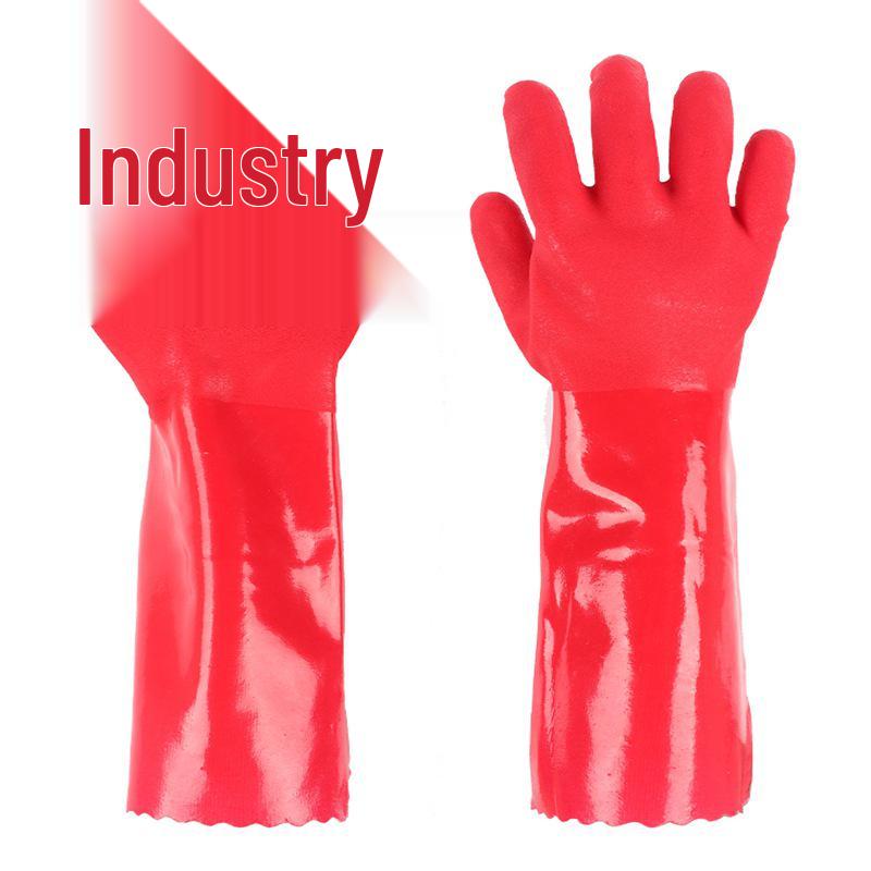 Hoo Bang Men's Winter Plush-Lined Waterproof Cleaning Gloves for Dishwashing and Household Chores
