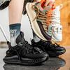 Schnürschuhe Herren Freizeit Sportschuhe Klobig Vielseitig Designermarke Schuhe Herren Outdoor Weiche Sohle Erhöhende Sneaker Zapatos De Hombre