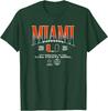 Miami Hurricanes CFP Semifinal Fiesta Bowl 2026 Green T-Shirt