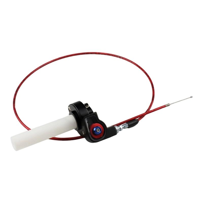 Quick Response Throttle Cable System Throttle Handle Grips 1/4 Turn Twist Throttle with 1200mm Cable