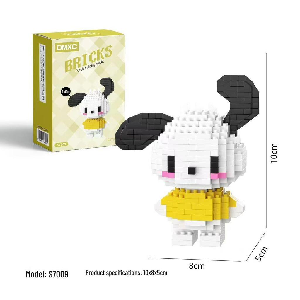 Kuromi and My Melody Compatible Building Blocks for Girls - Sanrio-Inspired Toys