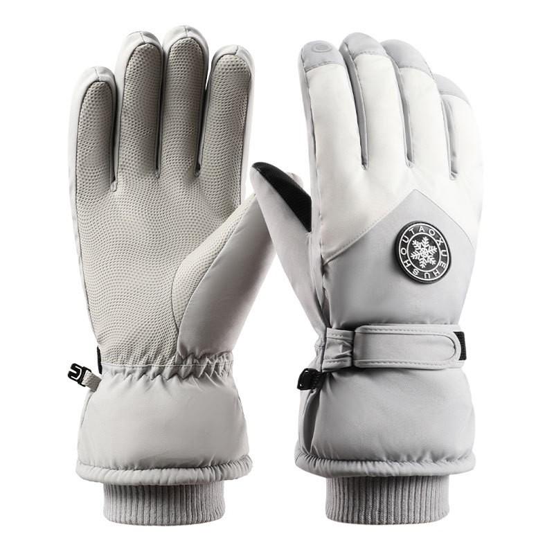 Unisex Winter Ski Gloves Touchscreen Compatible Windproof Waterproof Thermal Lined Cycling