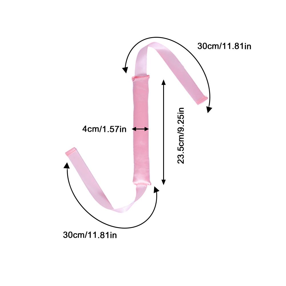 3pcs/set No Heat Curling Iron Ribbon Curling Tool Big Wave Sleeping Curling Tool Lazy Curling Iron Rod