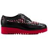 Onitsuka Tiger BROGUE Casual Leather Shoes Women's Black Red 1182A679-002