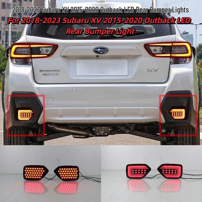 LED Rear Bumper & Fog Lights for 2018-2023 XV, 2015-2020 Outback
