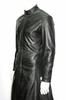 Black Soft Handmade Trench Coat Long New Stylish Men's Genuine Lambskin Leather
