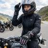 Wasserdichte Winter Motorradhandschuhe Kohlefaser Schutzschale Motocross Rennsport Handschuhe für Outdoor Sportarten-Radfahren Angeln