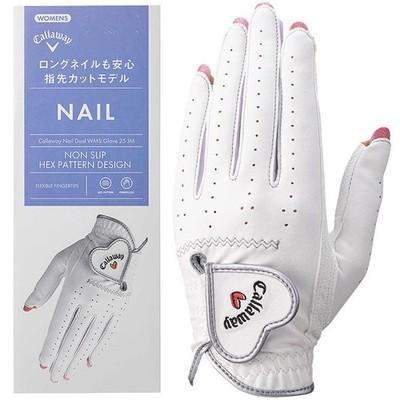 Rękawica Callaway NAIL DUAL WMS 25 (Dla Obu Rąk) Damskie L 20-21cm Białe Japonia