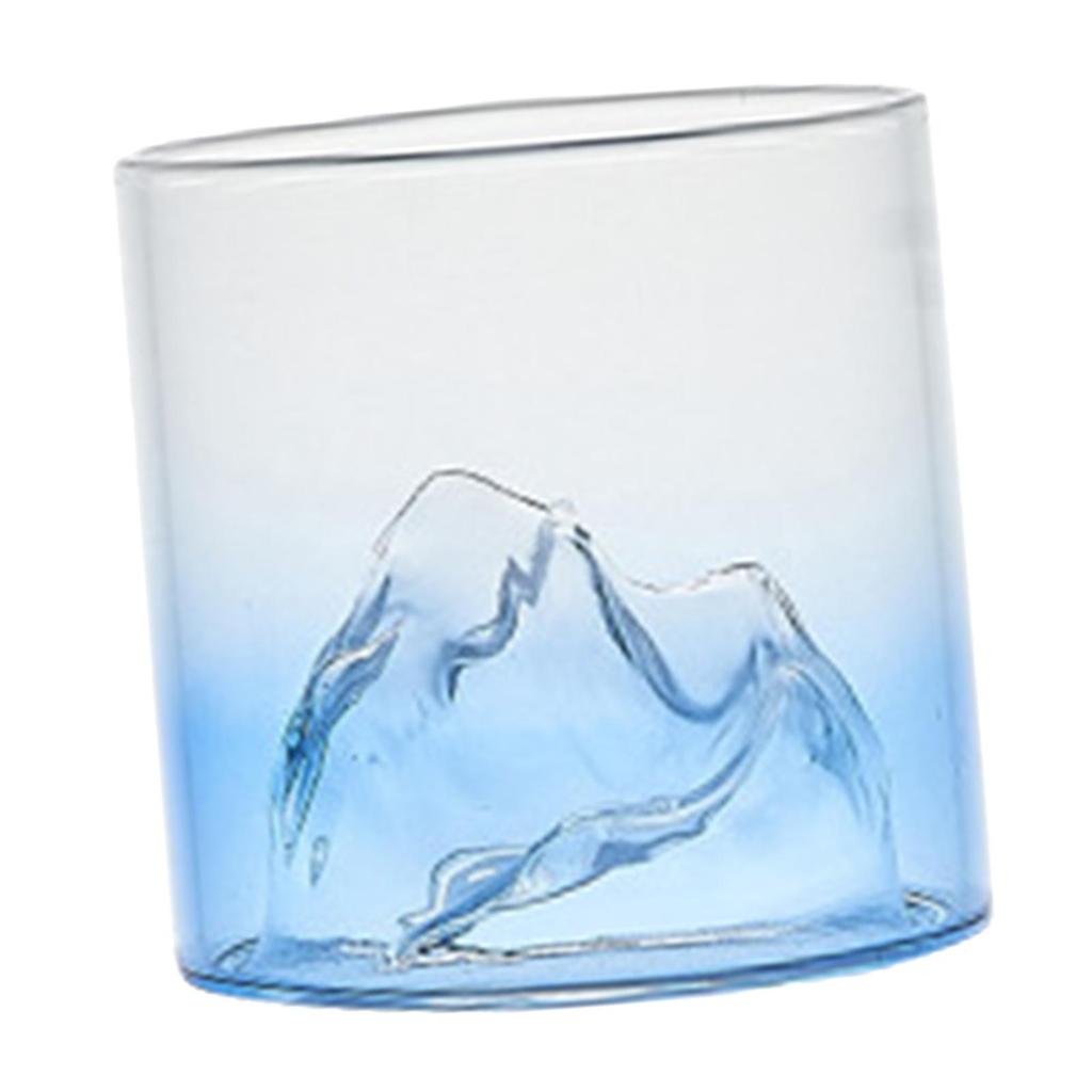 Creative Mountain Wine Glass Drinking Tumblers Beer Mug Hand Blown Champagne Glasses for Dining Entertaining Adults Gifts