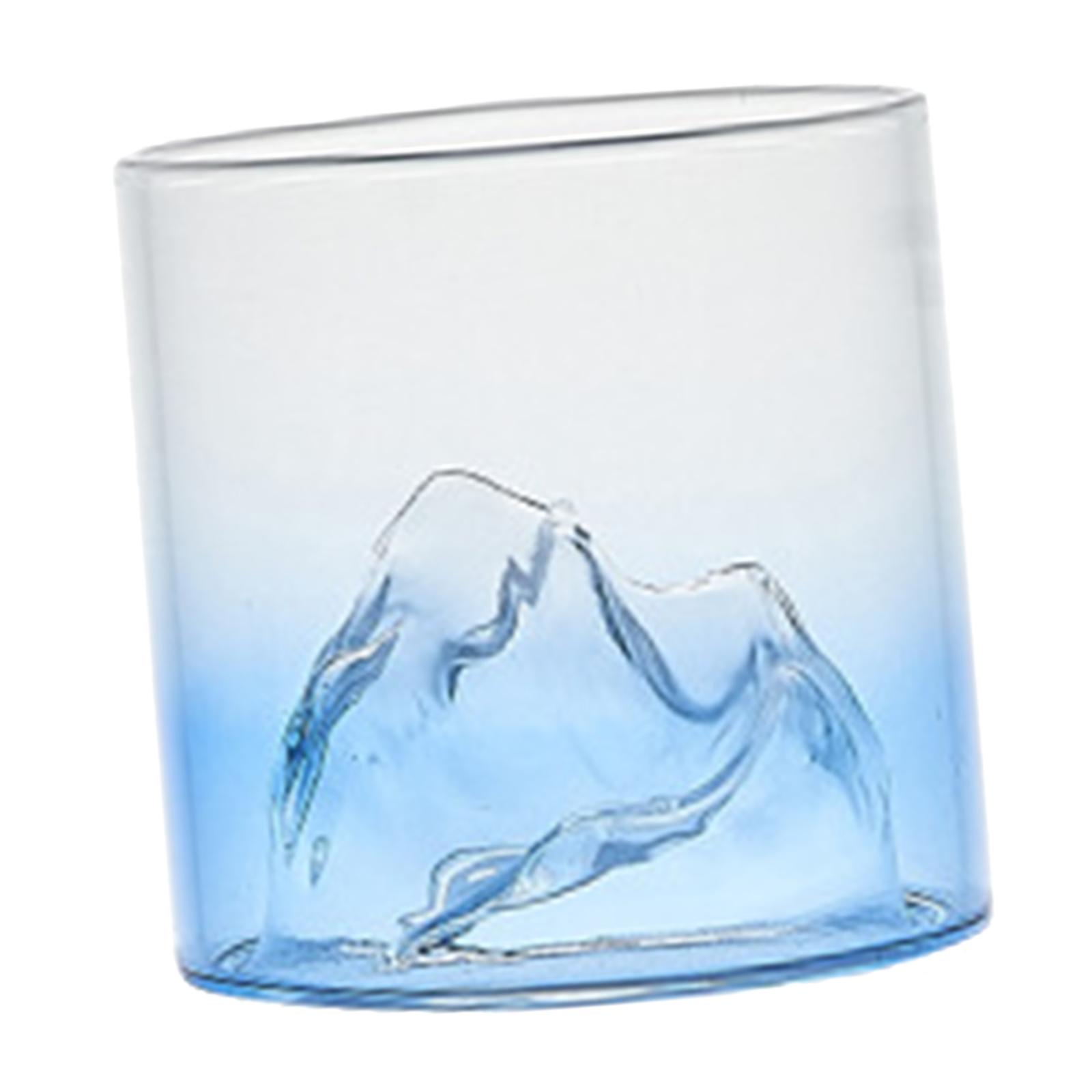 

Creative Mountain Wine Glass Drinking Tumblers Beer Mug Hand Blown Champagne Glasses for Dining Entertaining Adults Gifts небо