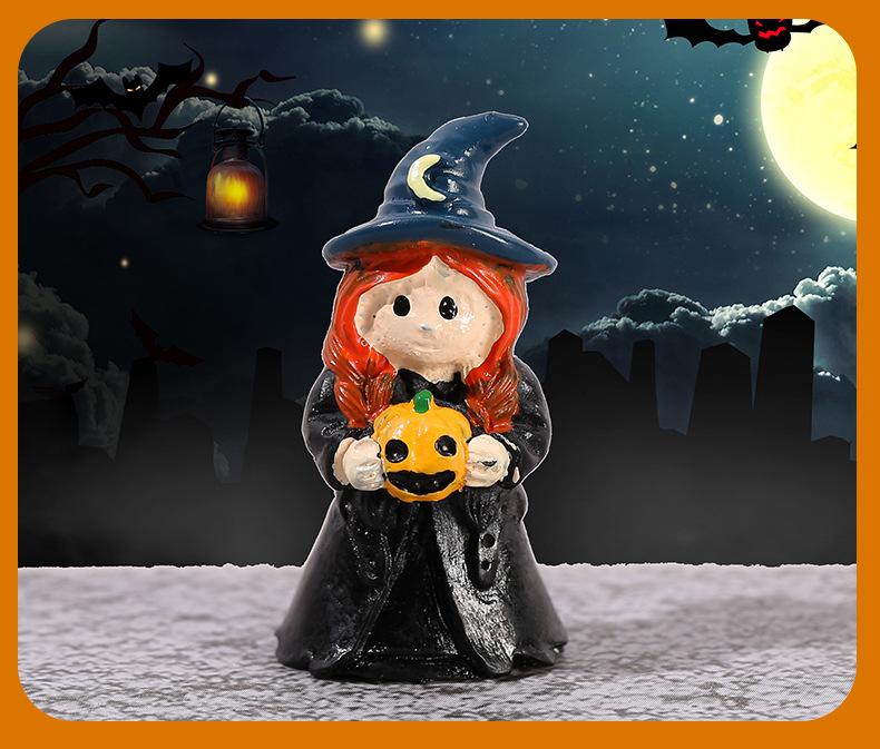 Halloween small ornaments micro landscape DIY crystal ball accessories resin small ornaments