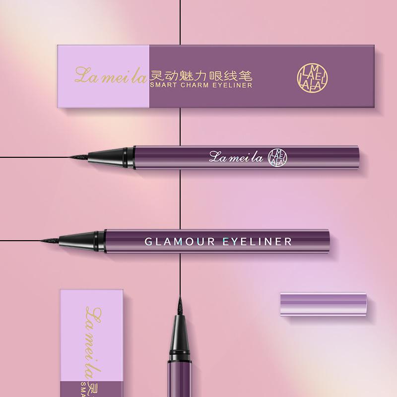 Matte Eyeliner Pen Makeup Waterproof Long Lasting Quickly Drying Smooth Ultra-thin Black Liquid Eyeliner Pencil Women Cosmetics