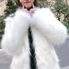 Autumn and Winter New Imitation Fur Coat Women's Multi-color Fashion and Thin Long-haired Imitation Fox Fur Coat