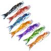 Carp Flag Realistic Ornamental Colorful Japanese Style Hanging Carp Windsock Garden Decoration