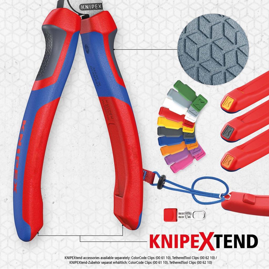 KNIPEX Diagonal Cutters 7002-180 (SB)