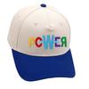 Unisex Retro Power Truck Driver Hat Color Blocked Embroidery Baseball Cap Popular Colour Female Lady Girl