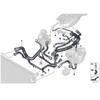 Engine Coolant Water Inlet Pipe Hose 17128616914 for F20 F22 F23 F30 F31 F34 F35 Automotive Accessories Replacement
