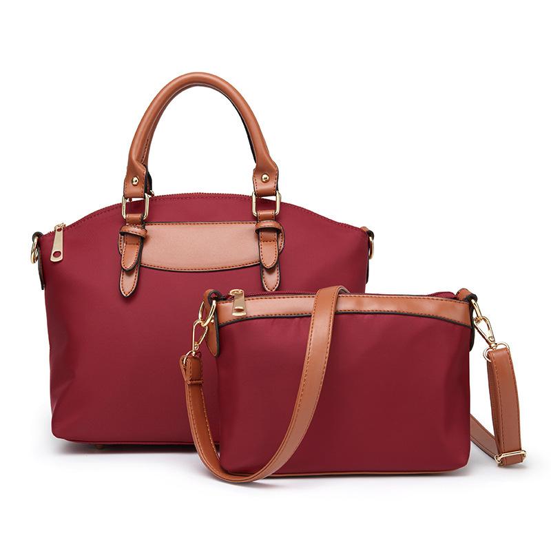 New Summer Oxford Cloth Mother child Bag Handbag Korean Version Easy To Wear Large Capacity Dumpling Bag Women's Single Shoulder Crossbody