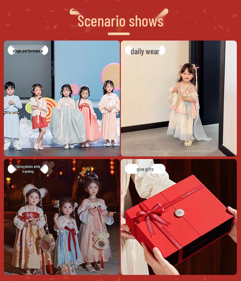 Dívčí zimní Hanfu 2025: Šaty v tangovém stylu s fleecovou podšívkou, stylové čchi-pao pro oslavy Nového roku