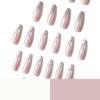 Faux ongle Flocon de neige étoile de Noël pièce d'ongle Autocollant d'ongle pour nail art Pièce d'ongle amovible Faux ongle