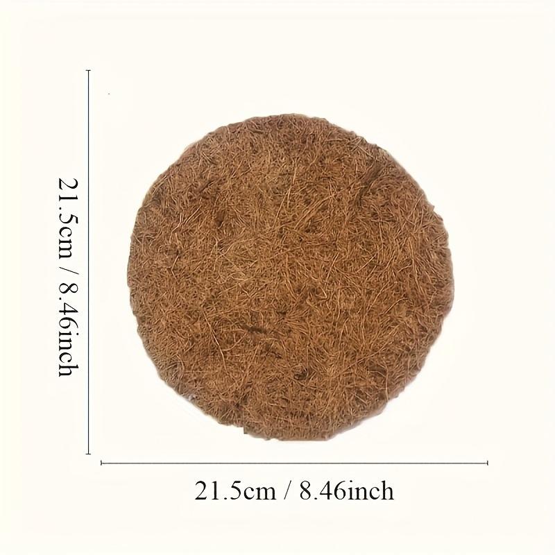 6pcs Pigeon Nesting Bowls with Coconut Fiber Mats Durable Plastic Bird Breeding & Hatching Set for Racing Pigeons Doves Quails