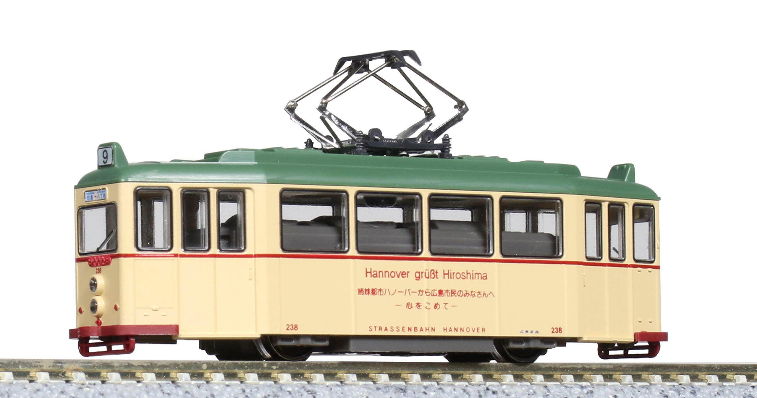 

KATO N Gauge Трамвай Hiroshima Electric Railway серии 200 Ганновер Модель поезда с силовым блоком 14-071-1