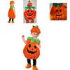 Vibrant Orange Pumpkin Fancy Dress For Children Halloween Celebration Events
