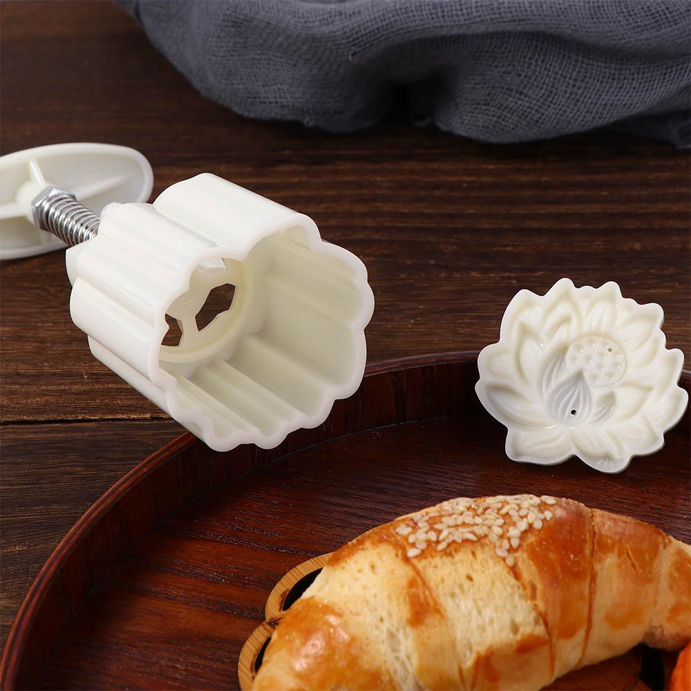 Lotus Flower Pastry Tools Cake Making Cookie Mold Baking Accessories Food Mold Mooncake Mould