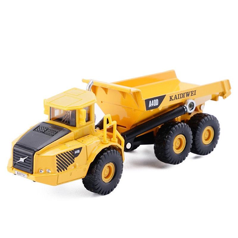 

Premium Kdw 1/87 Scale Diecast Dump Truck Metal Construction Vehicle Model For Kids