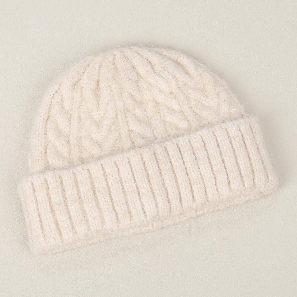 Early Autumn Casual and Comfortable Temperament Versatile Simple Solid Color Knitted Hat Outdoor Small Fresh Windproof Wool Hat
