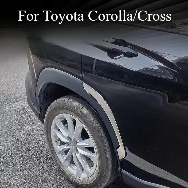 Για Toyota Corolla/Cross Διακοσμητικό Φρυδι Τροποποιημένο Ειδικό Ανοξείδωτο Ατσάλι Αντοχή σε Πρόσκρουση Πόρτας Σώματος Αξεσουάρ Αυτοκινήτων