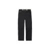 Li Ning Trend Serie Einfarbig Mittelhoch Taillenhohe Gerade Locker Geschnittene Freizeithose Herren Unterteile Schwarz AKXT185-2