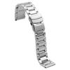 Kai Tian 24mm Stainless Steel Watch Strap, Silver Quick Release 3-Row Design, Unisex