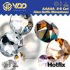 VDD SS6-SS30 Top Quality 2088 Hot-Fix Glass Rhinestones Crystal Flatback 8 Big 8 Small Glitter Stones for Garment Wedding Dress