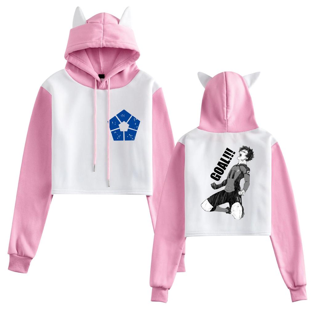 Blue Lock Anime Unisex Fleece Hoodie for Autumn and Winter
