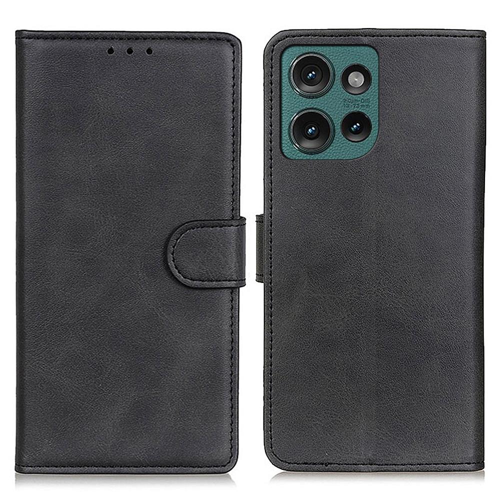 For Motorola Edge 50 Neo 5G/Moto S50 5G/Thinkphone 25 5G Stand Wallet Case Cowhide Texture Leather Phone Cover