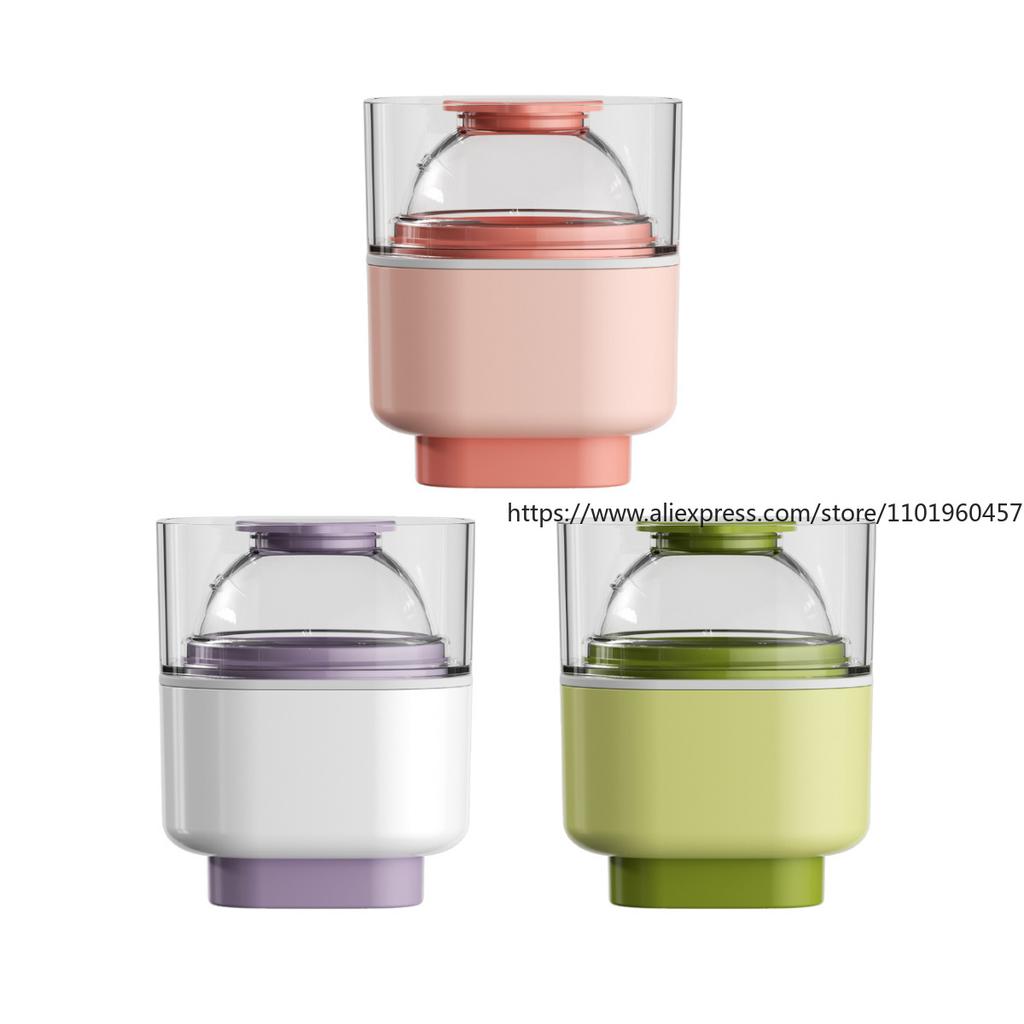 Drücken Sie Das Große Eishockey Silikon Gitter Whiskey Zuhause Eiswürfel Sphärisch Groß Silikon Kreisförmiges Eisgitter