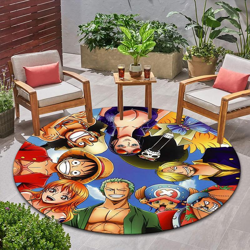Scimmia D Carina. Tappeto Luffy dal manga giapponese ONE PIECE è morbido, per la casa, la camera da letto, decorazione zerbino, e tappeto antiscivolo E2