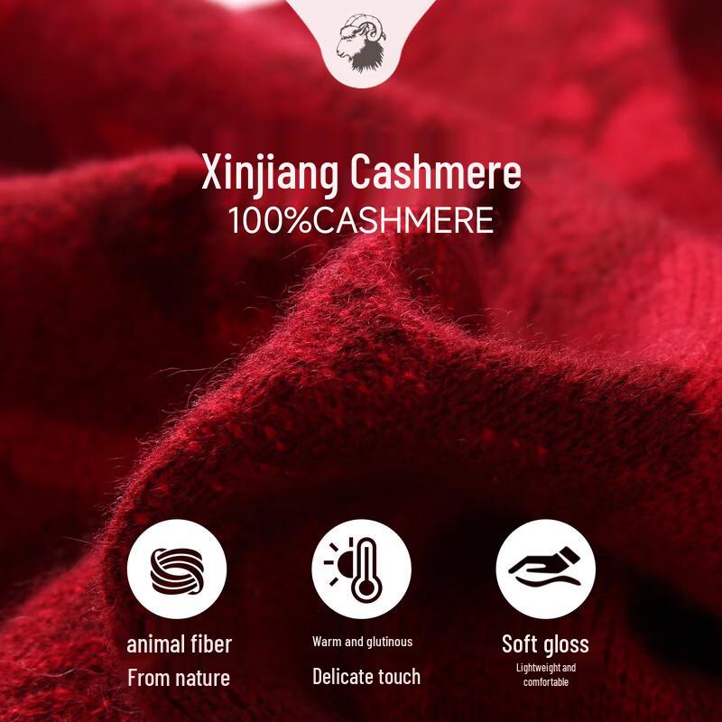 Zhaojun Women's 2025 A/W Thick Cashmere Stand-Collar Cardigan