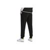 PUMA Solid Color Outdoor Casual Mid Waist Straight Leg Knit Sports Pants Men bottoms Black 674259-01