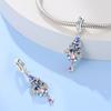 New 925 Silver Color Fox Rabbit Rose Castle Fairy Tale Charms Beads Fit 3mm 925 Original Bracelets DIY Jewelry Birthday Gift