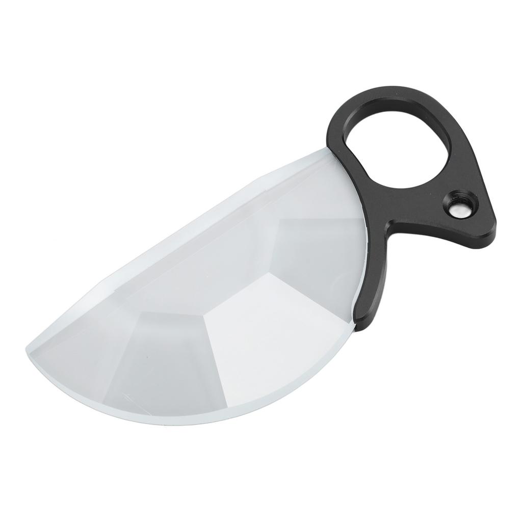 79mm Handheld Subtle Kaleidoscope Prism Semicircular Glass Filter Special Effects Filter Optical Glass Prism SLR Camera