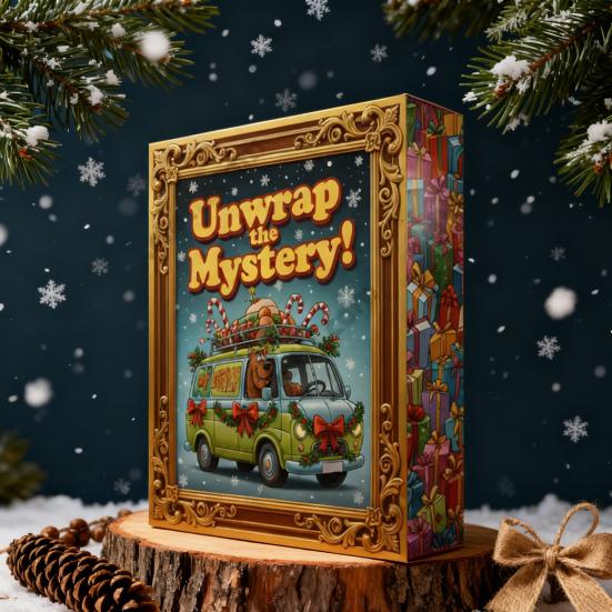 Adventskalender med julfilmskaraktärer Akrylhängdekoration 24 dagar Julnedräkningskalender Hem Kontor Skrivbordsdekoration