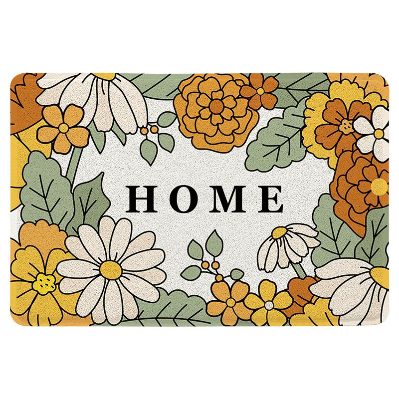 Nordic Floor Mat Entry Door Dirty Sand Dust Removal Wire Ring Household Entrance Non-slip Carpet Mat