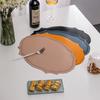 Sottopiatto Ovale Tappetino da Tavola Resistente al Calore Sottobicchieri per Tazze da Caffè Stoviglie Tappetini Decorazione Casa Gadget da Cucina 8 Colori