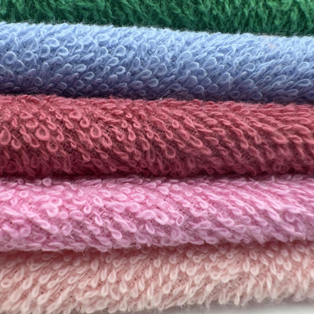 In Stock: Double-Sided Terry Cloth Cotton Towel for Home - Absorbent Hair Drying Cap & Bath Towel.