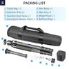 INNOREL Carbon Fiber Camera Tripod with Ball Telescopic Extendable Working Pipe 25kg Maximum Load Panoramic Macro Video Digital Portable Tripod with