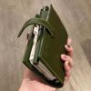 Olive Green Pocket-Sized Thick Loose-Leaf Notebook Planner
