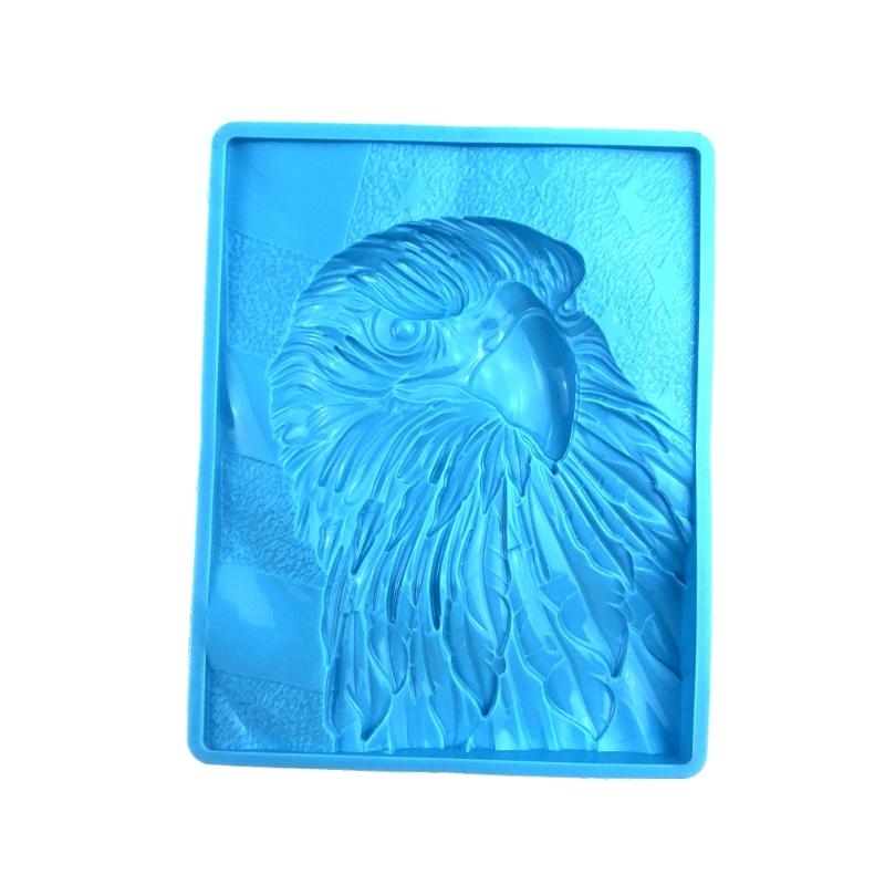 

Silicone Resin Mold Eagle Shaped Epoxy Casting Molds for Ornaments Wall Decoration Animal Jewelry Making Keychain Crafts 1 синий